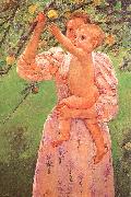 Mary Cassatt Baby Reaching for an Apple oil painting picture wholesale